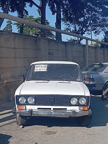 uaz qaz 69 satilir: VAZ 2106, ağ rəng. Klassik sedan kuzovu, xrom ön-arka bamperlər — 1