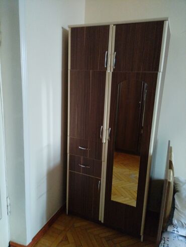 dveri dlya bani: Шифоньер, Новый, 1 дверь, Распашной, Прямой шкаф, Азербайджан