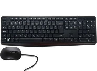 masina za secernu vunu: Yenkee Tastatura + Miš Set YKM 1007 YU (Crni) 🖥️ Tip seta: Desktop