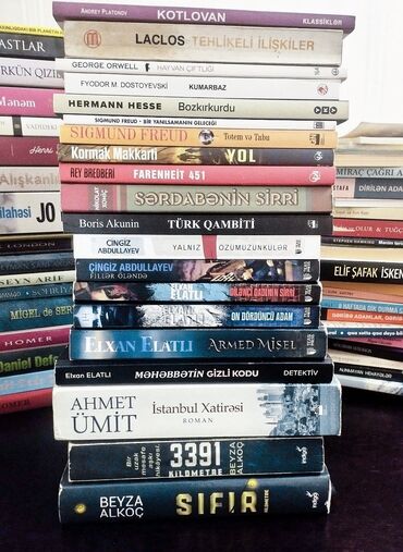 Bədii ədəbiyyat: HƏR JANRDAN YENİ VƏ İKİNCİ ƏL KİTABLAR UYĞUN QİYMƏTDƏ. ✨🪅 📬 BÖLGƏLƏRƏ -da lalafo.az — 3 Bədii ədəbiyyat: HƏR JANRDAN YENİ VƏ İKİNCİ ƏL KİTABLAR UYĞUN QİYMƏTDƏ. ✨🪅 📬 BÖLGƏLƏRƏ — 3