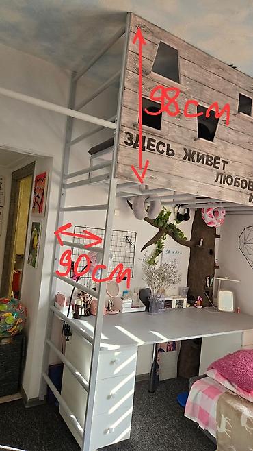 детский парк: Детский спортивный уголок с домиком (руколаз, турник, шведская — 6