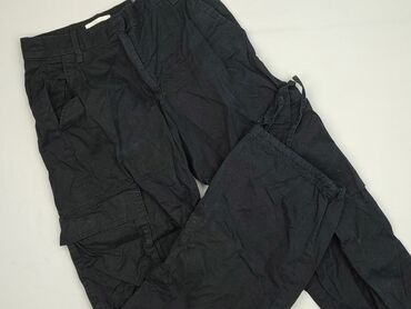 Material trousers for women, H&M, size XS (EU 34)