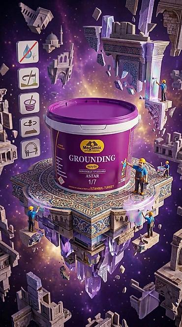 Акриловая грунтовка Megamix Grounding ACRYLLE, ASTAR 1/7 -