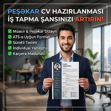 Услуги: 📄 Peşəkar CV Hazırlanması! İş axtarışında digər namizədlərdən bir — 1