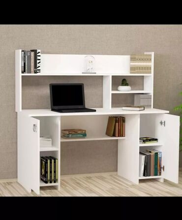 Sifarişlə kompyuter masaları: Düz masa, Polkalı, Siyirməli, Azərbaycan, Sadə laminat, Zəmanətli, Kredit yoxdur — 7