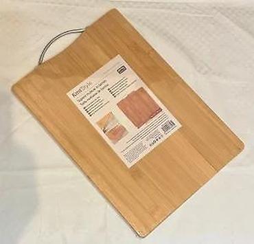 maxi staklene case: Daska za sečenje od bambusa KmtStyle 36x26x1.8cm. NOVO. OPIS — 4