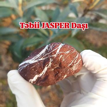 Qiymətli daşlar: Təbii Jasper daşı Satılır 💎 - Material: təbii jasper (yarıqiymətli — 1