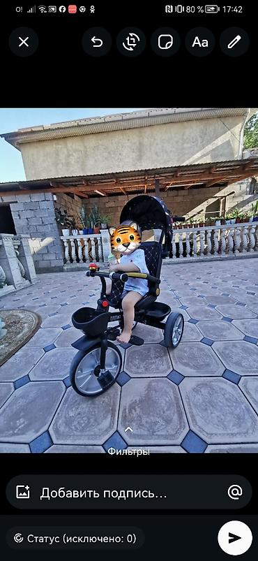 коляски детские трехколесные: Детский трехколесный велосипед‑коляска - Тип: 3-в-1 (катится — 1