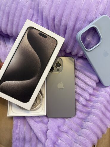 Apple iPhone: IPhone 15 Pro Max, 256 GB, Natural Titanium, Face ID