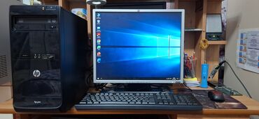 Masaüstü kompüterlər və iş stansiyaları: Masaüstü kompüter HP PRO 3500 set satılır: Sistem bloku, monitor