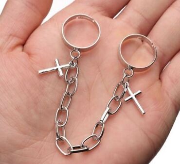 Accessories: Prstenje sa krstićima novo podesivo totalna rasprodaja