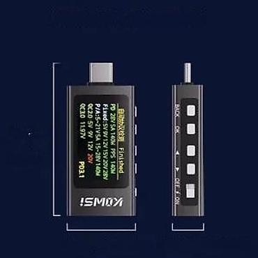 Ostali alati i mašine: KWS-X1 Digitalni Voltmetar DC 3.3-36V 0-12A T-NOVO. KOWSI KWS-X1 USB — 20