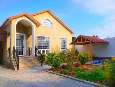 Bağ evlərinin satışı: Bakı, Mərdəkan, 113 kv. m, 4 otaqlı, Hovuzlu, Artezian quyusu, Kanalizasiya, Kombi — 1