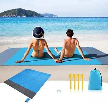 ortaci za plazu: 🏖️ Vodootporna prostirka za plažu i kampovanje 200x210 Savršena — 1
