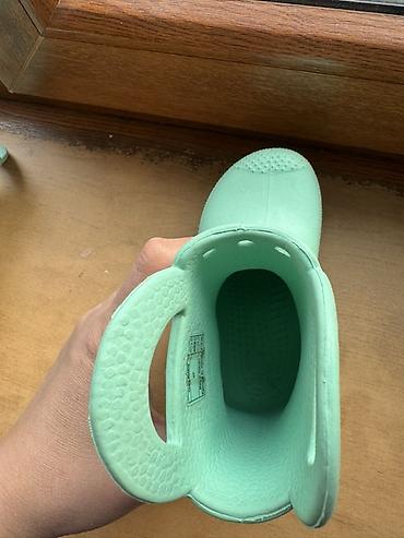 резиновая обувь: Детские оригинальные резиновые сапоги Crocs. Размер 23-24 - Модель — 3