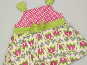 sukienka zielona: Sukienka, 1.5-2 lat, 86-92 cm, stan - Dobry