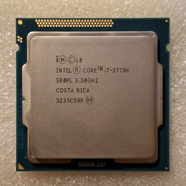 Prosessorlar: Prosessor Intel Core i7 3770K, 3-4 GHz, 4 nüvə, İşlənmiş