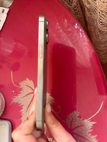 azerbaycan iphone 15 pro max fiyat: IPhone 15 Pro Max, 256 GB, Desert Titanium, Qırıq — 6