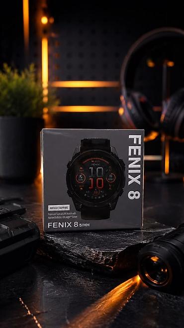 fenix 8: FENIX 8 — премиальные тактические смарт-часы с GPS. Основные — 1