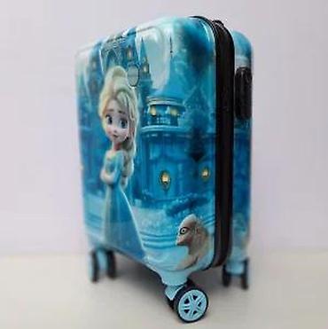 Rančevi, torbe i koferi: Dečiji kofer na točkiće – motiv ledene princeze - Tvrda školjka sa — 21