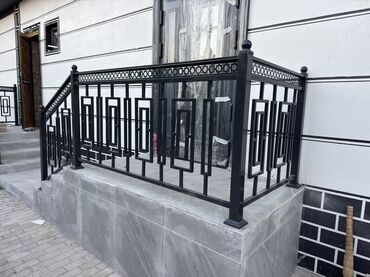 Готовые перила: Готовые перила, Материал: Металл, Для террасы, Новый — 1