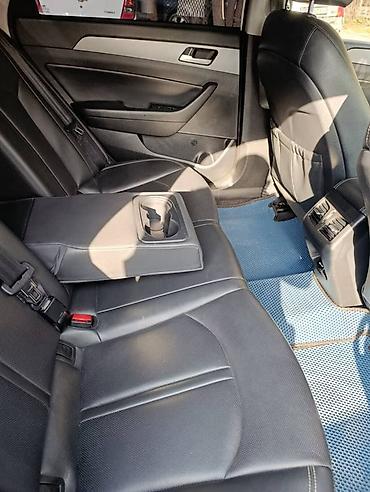 Другие автоуслуги: Сдаю в аренду Hyundai Sonata, белый седан бизнес-класса (рестайлинг) — 9