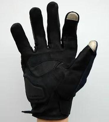 Oprema za bicikliste: Komine moto rukavice – teksas/leather hibrid - Gornji deo od tamnog — 11