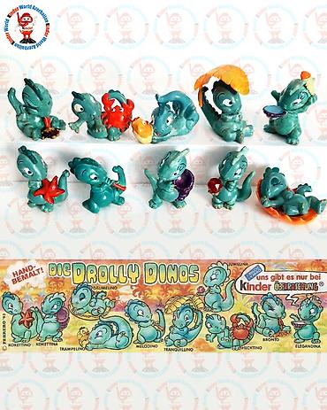 boyuk kinder yumurta: Kinder surprise Die drolly Dinos 1993 cu illerin tam kinder — 1
