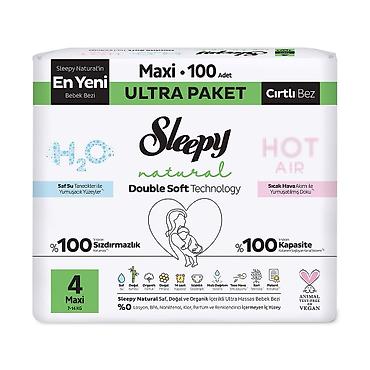 termo corab: Sleepy Natural uşaq bezləri – böyük həcmli paketlər Sleepy 7N 100 ədət — 3