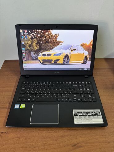 компьютер для монтажа: Ноутбук, Acer, 8 ГБ ОЗУ, Intel Core i5, 15.6 ", Б/у, Для работы, учебы, память HDD + SSD