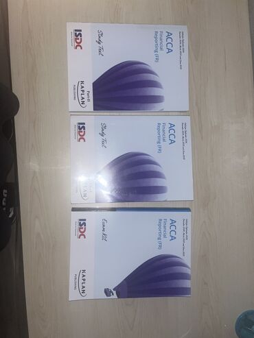 Rover: Salam. ACCA Financial Reporting (F7) 2024-2025 kitabları satılır