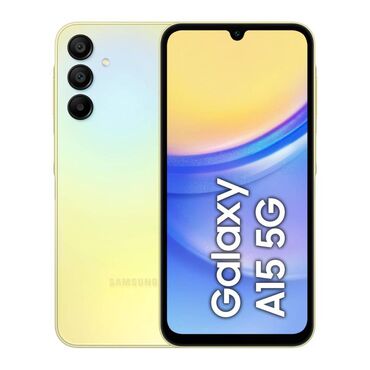 samsun s9: Samsung Galaxy A15, Жаңы, 256 ГБ, түсү - Сары, 2 SIM