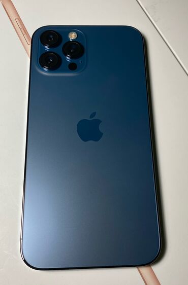 айфон бу: IPhone 12 Pro Max, Б/у, 256 ГБ, Pacific Blue, 87 %