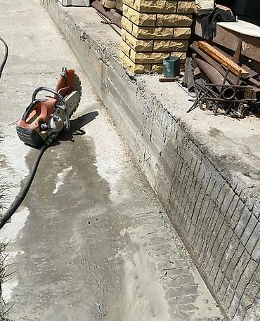 Beton işləri: Beton kesme desme xidmeti beton kesen beton kesimi sesiz vibrasiyasiz — 1