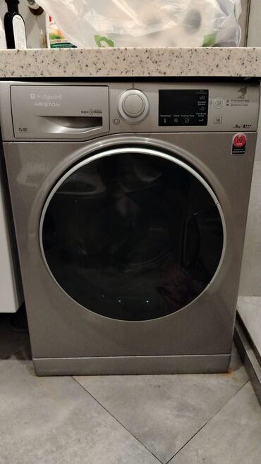 paltaryuyan maşınlar ucuz: Paltaryuyan maşın Hotpoint Ariston, 6 kq, Avtomat, Qurutma var, Ünvandan götürmə