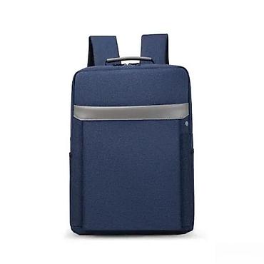 Futrole i torbe za laptopove: Ruksak za laptop – moderan, tanak dizajn - Boja: tamno plava sa — 1