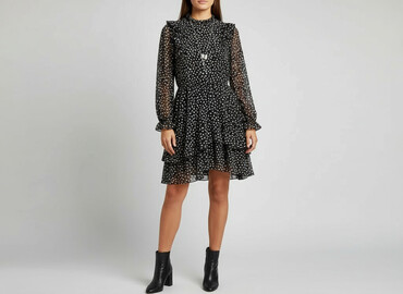 sukienki na wesele ciążowe allegro: Women`s dress, size 3XL