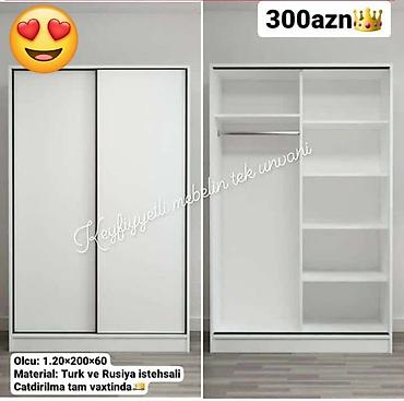 yeni qorkalar: Dolab 
polkali 
küpe
ölçü 1.20*200*60 — 1