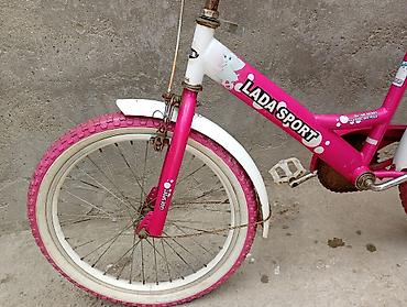 velosiped sidenya: Uşaq velosipedi – LADA SPORT - Rəng: çəhrayı-ağ - Çərçivə: aşağı — 2