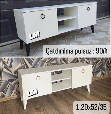 Çarpayılar: TV STEND / TV altı Yeni və sifarişlə. Qiymət : 90₼ Ölçü 