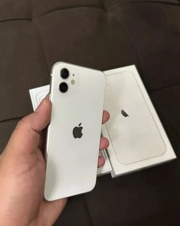 IPhone 11, 128 GB, Ağ, Zəmanət, Barmaq izi, Simsiz şarj