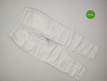 lniana: H&M, Spodnie materiałowe damskie, rozmiar 3XL — 3