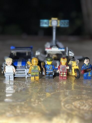 купить детский трактор с прицепом: Набор минифигурок и техники в стиле LEGO В комплекте: - 6