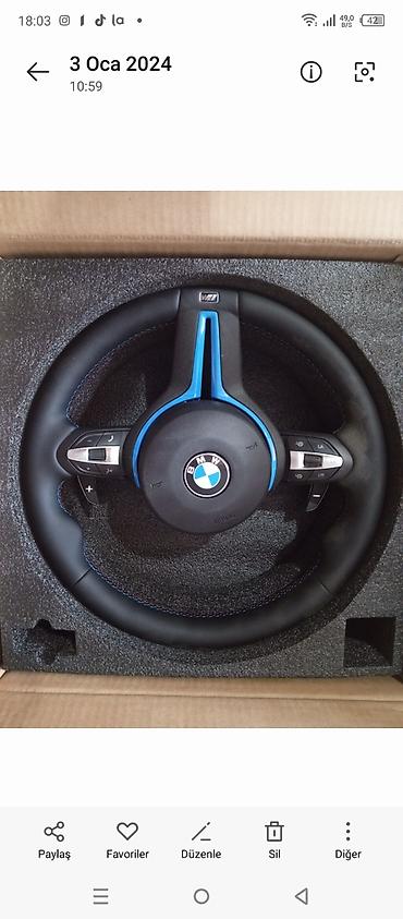 bmw m: BMW M Performance sükan çarxı - Model: BMW M Performance 3-şüalı — 1