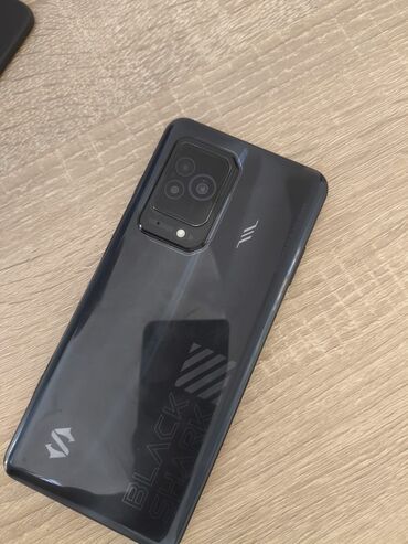 xiomi note8: Xiaomi Black Shark 5, 128 GB, rəng - Boz, 
 İki sim kartlı, Face ID, Sensor