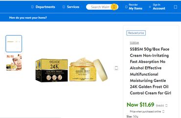 Уход за телом: ❄️ США Антивозрастной крем для лица с коллагеном и пептидами золота — 12