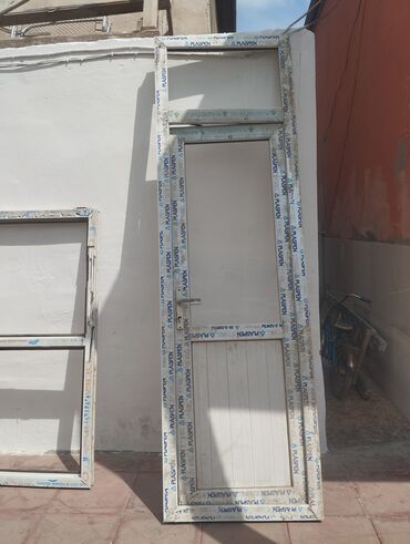 Другие аксессуары для мобильных телефонов: PVC qapı dəsti – üst transomlu - Material: ağ rəngli PVC profil