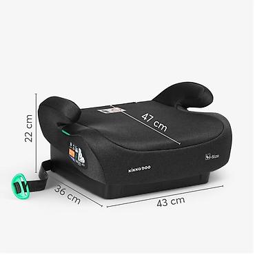 samsonite kabinski koferi: Autosedište/buster KIKKA BOO I-Go i-Size, crna boja – za visinu deteta — 1
