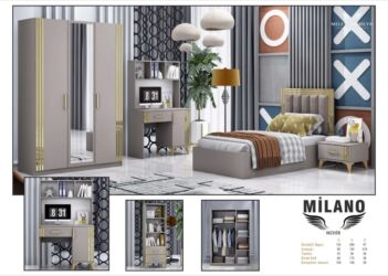 детская парта со стульчиком: Односпальная кровать, Шкаф, Тумба, Турция, Новый