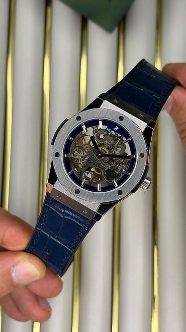 saat samdan: Hublot skelet dizaynlı kişi saatı - Korpus: fırçalanmış və cilalanmış — 10